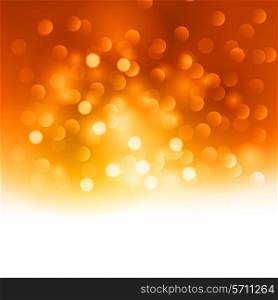 Merry Christmas orange light background. Vector illustration. EPS 10