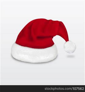 merry christmas santa claus hat. merry christmas santa claus hat vector art illustration