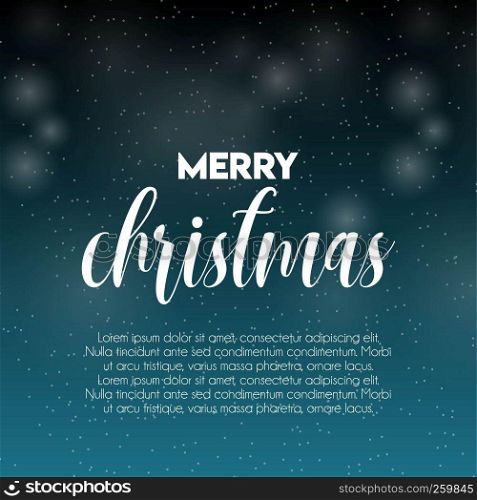 Merry Christmas Snow Pattern background