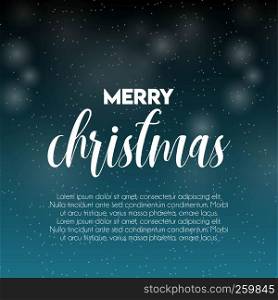 Merry Christmas Snow Pattern background