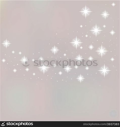 Merry Christmas starry background. Vector, eps10