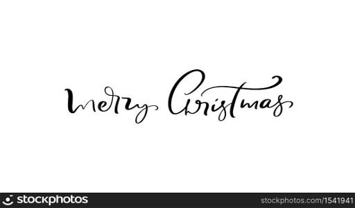 Merry Christmas vector Calligraphic text. Lettering design card template. Creative typography for Holiday Greeting Gift Poster. Calligraphy Font style Banner.. Merry Christmas vector Calligraphic text. Lettering design card template. Creative typography for Holiday Greeting Gift Poster. Calligraphy Font style Banner