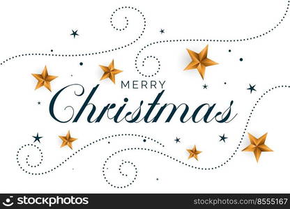 merry christmas white background with golden hearts