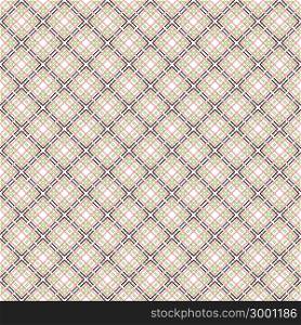 Mesh seamless vector pattern with single and double dashed lines. Repeat background with geometrical array over white background. Seamless mesh pattern over white