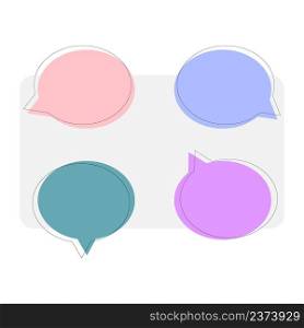 Message bubble, great design for any purposes. Dialog, chat speech bubble. Vector illustration. stock image. EPS 10. . Message bubble, great design for any purposes. Dialog, chat speech bubble. Vector illustration. stock image.