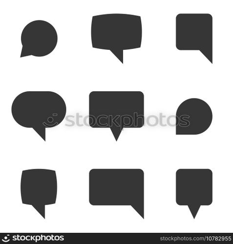 message bubble vector icon