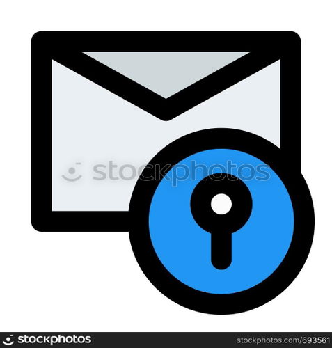 Message encrypted for security purpose