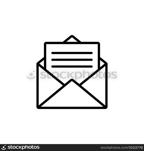 message - envelope icon vector design template