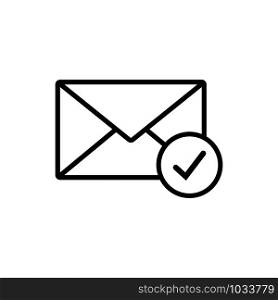 message - envelope icon vector design template