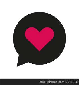 Message heart for decoration design. Vector illustration. EPS 10.. Message heart for decoration design. Vector illustration.