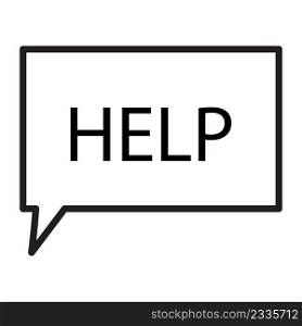 Message help, great design for any purposes. Need information. Vector illustration. stock image. EPS 10.. Message help, great design for any purposes. Need information. Vector illustration. stock image. 