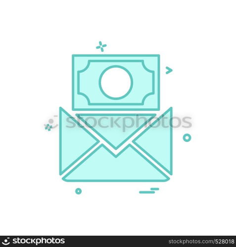 Message icon design vector