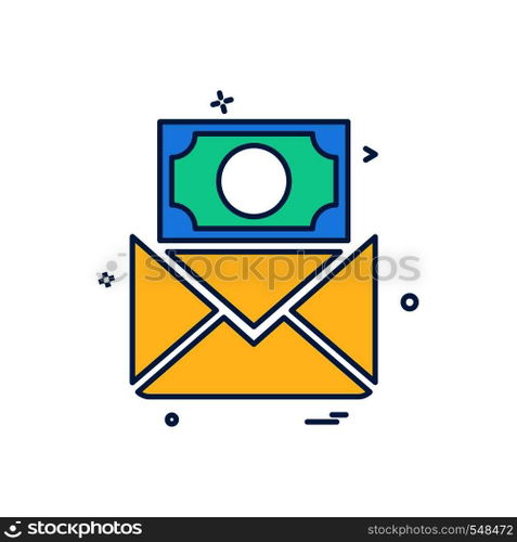 Message icon design vector