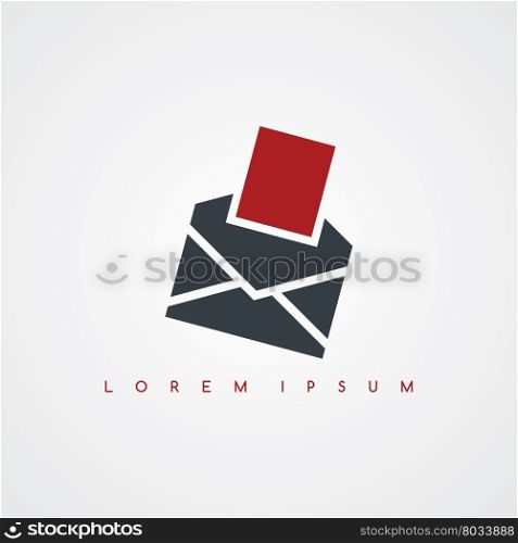 message mail icon sign logotype. message mail icon sign logotype theme vector art illustration