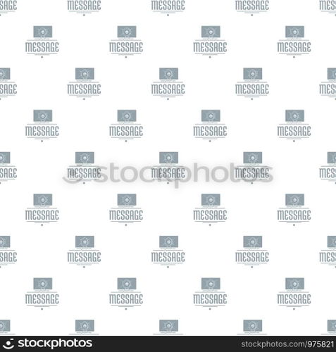 Message pattern vector seamless repeat for any web design. Message pattern vector seamless