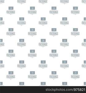 Message pattern vector seamless repeat for any web design. Message pattern vector seamless