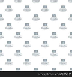 Message pattern vector seamless repeat for any web design. Message pattern vector seamless