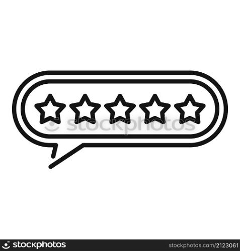 Message review icon outline vector. Online product. App service. Message review icon outline vector. Online product