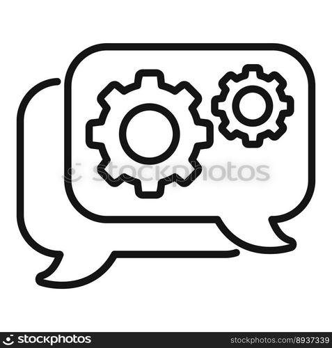 Message technical icon outline vector. Business paper. Page book. Message technical icon outline vector. Business paper