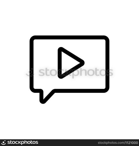 message with the sound of the vector icon. A thin line sign. Isolated contour symbol illustration. message with the sound of the vector icon. Isolated contour symbol illustration