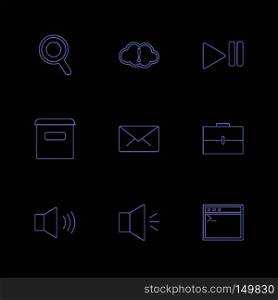messages , email , document , speaker, sound , mute , file , folder , search , focus , target , icon, vector, design,  flat,  collection, style, creative,  icons