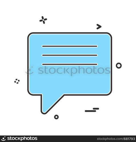 Messages icon design vector