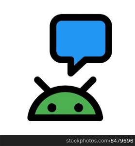 Messenger and chat program on Android operating software