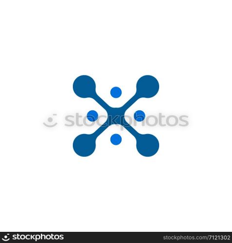Metaball template logo design vector icon