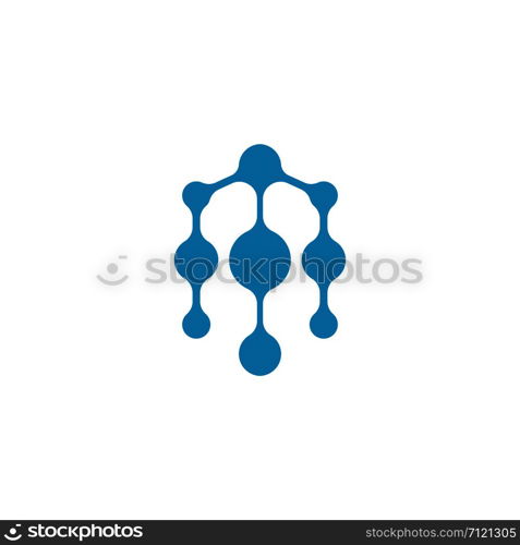 Metaball template logo design vector icon