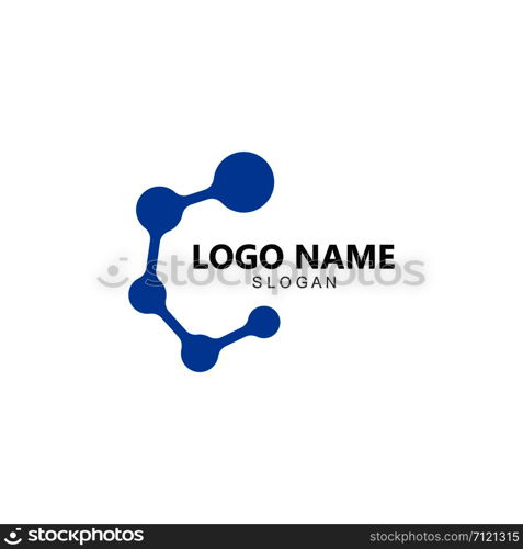 Metaball template logo design vector icon