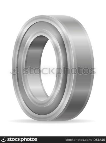 metal ball bearing vector illustration isolated on white background
