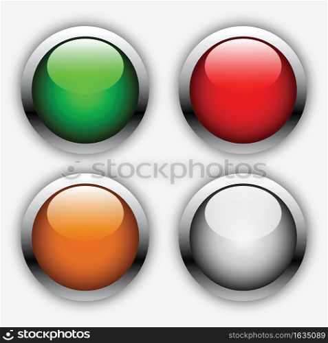 metal button set