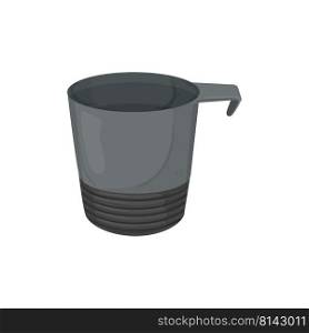 metal c&cup cartoon. metal c&cup sign. isolated symbol vector illustration. metal c&cup cartoon vector illustration