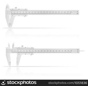 metal caliper for accurate measurements vector illustration isolated on white background