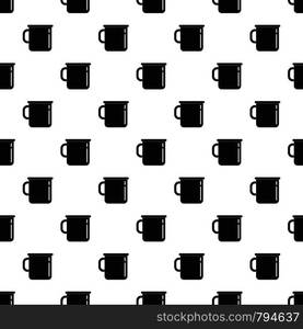 Metal cup pattern seamless vector repeat geometric for any web design. Metal cup pattern seamless vector