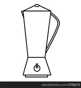 Metal electric kettle icon. Outline illustration of metal electric kettle vector icon for web. Metal electric kettle icon, outline style
