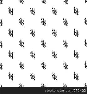 Metal fence pattern vector seamless repeating for any web design. Metal fence pattern vector seamless