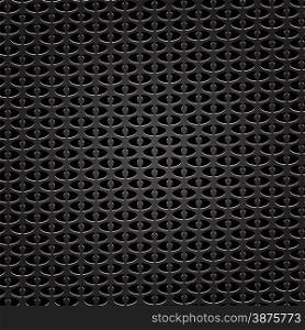 Metal Perforated Background. Dark Iron Perforated Texture.. Perforated Background