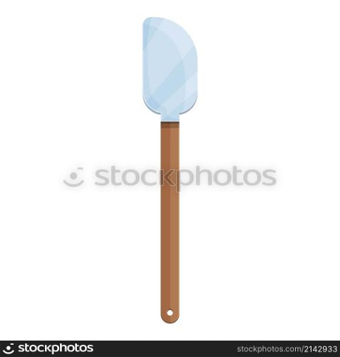 Metal spatula icon cartoon vector. Grill spoon. Food chef. Metal spatula icon cartoon vector. Grill spoon