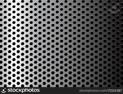 Metal texture / pattern with hexagon holes