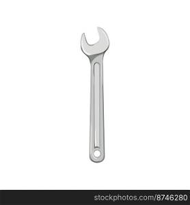 metal wrench tool cartoon. metal wrench tool sign. isolated symbol vector illustration. metal wrench tool cartoon vector illustration