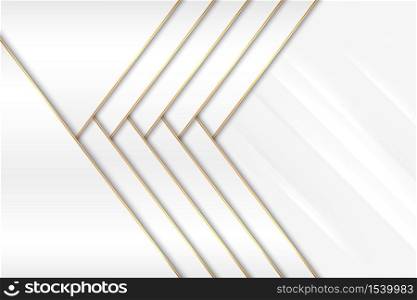 Metallic background.Luxury of gray and gold White space modern design.Vector illustration.