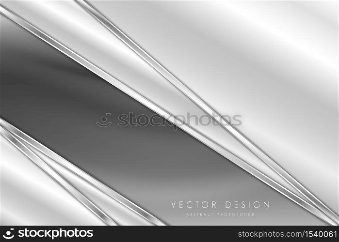 Metallic background.Luxury of gray and silver.Silk texture elegant metal modern design.
