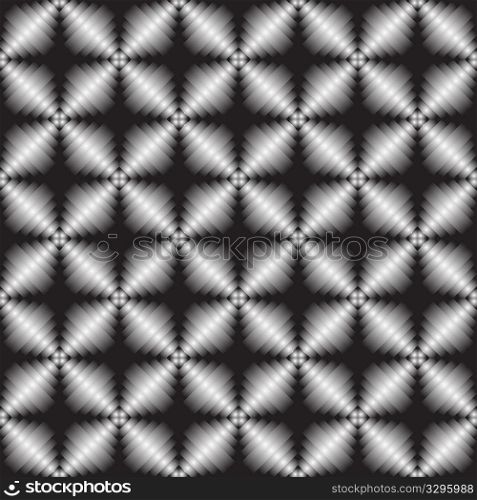 metallic geometric seamless texture, vector art illustration