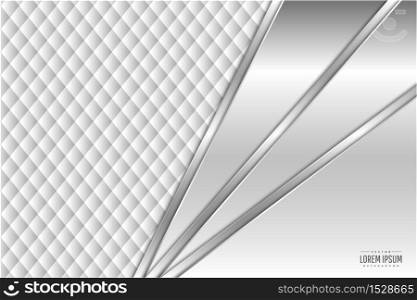 Metallic of white and grey vector illustration.