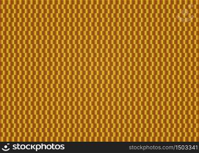 Metallic pattern background abstract design gold gradient color style. vector illustration.