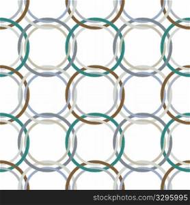 metallic rings mesh, seamless texture; abstract art illustration