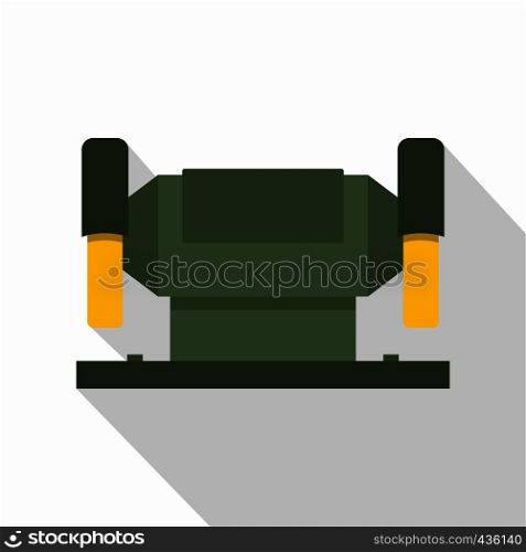 Metalworking machine icon. Flat illustration of vector icon for web on white background. Metalworking machine icon, flat style