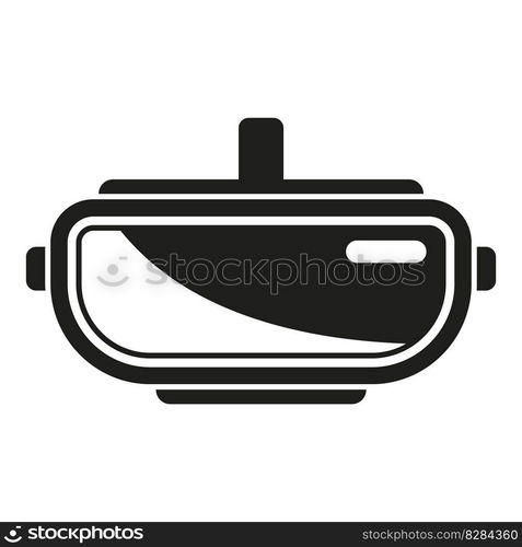 Metaverse glasses icon simple vector. Vr reality. Video head. Metaverse glasses icon simple vector. Vr reality