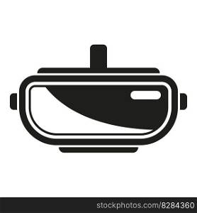 Metaverse glasses icon simple vector. Vr reality. Video head. Metaverse glasses icon simple vector. Vr reality